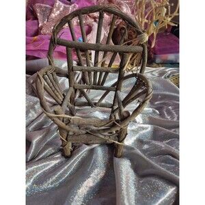 Vintage Grapevine Doll House Chair